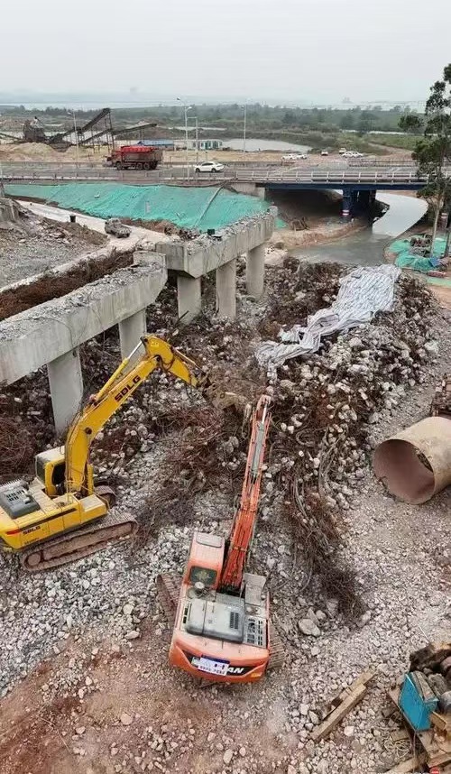 梅州桥梁拆除